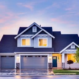 Exterior shot of a home.