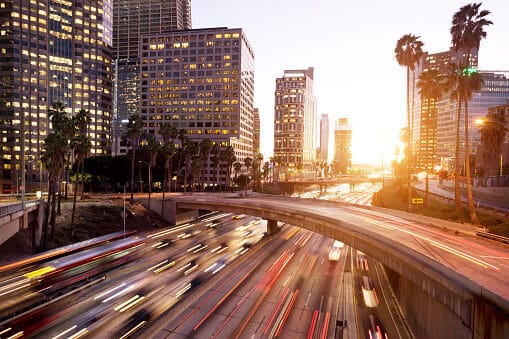 The fast-paced city of Los Angeles